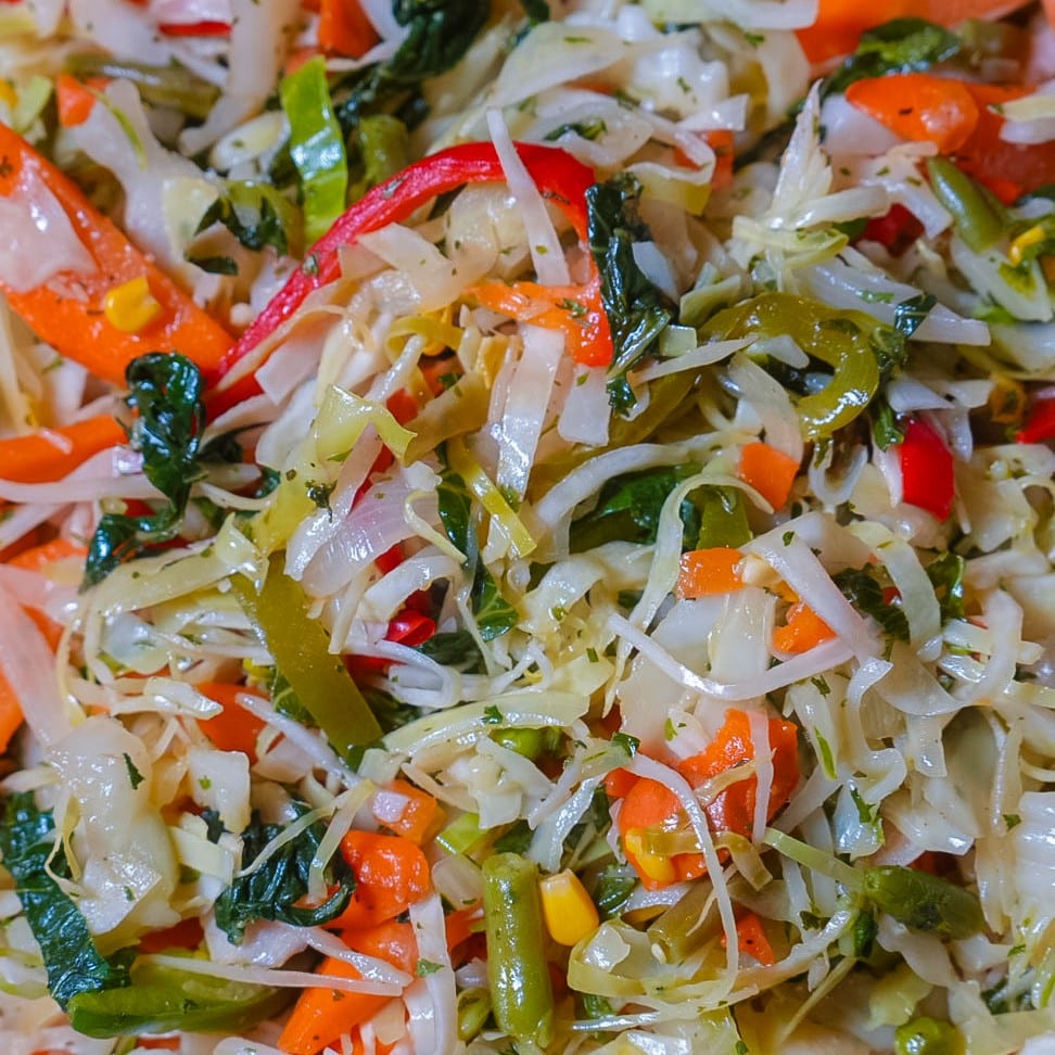 Steamed Vegetables.