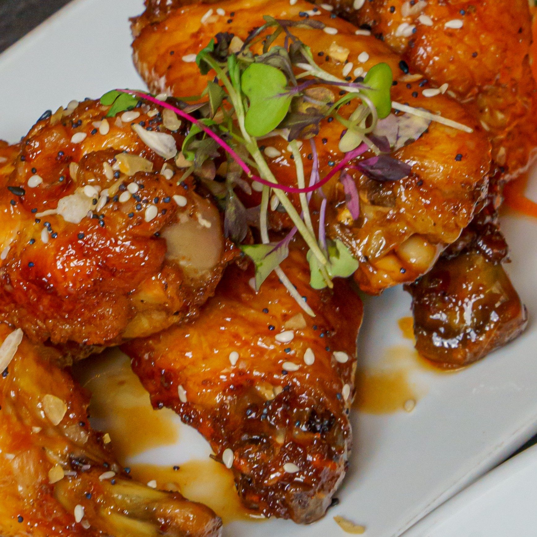 Korean BBQ Wings.