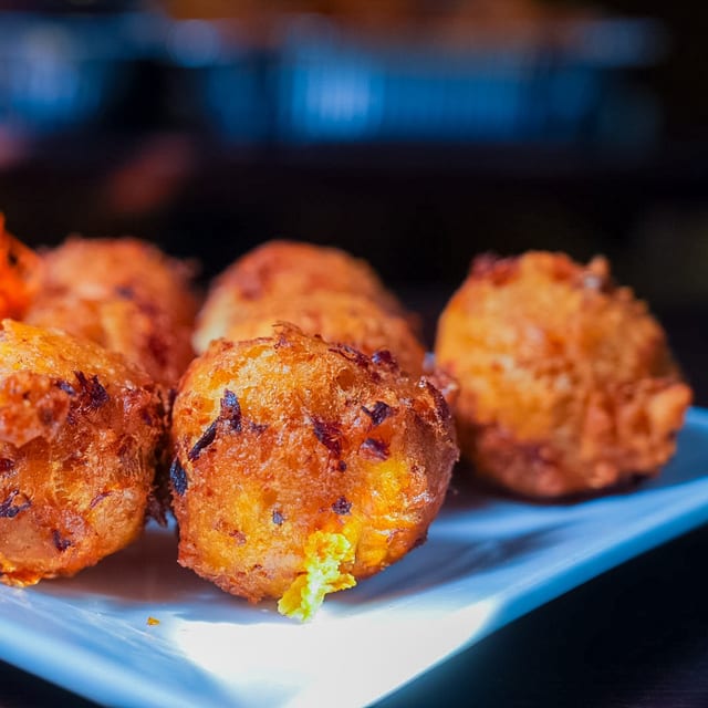 Codfish Fritters (serves 6).