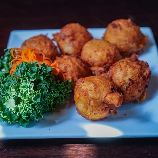 Codfish Fritters.