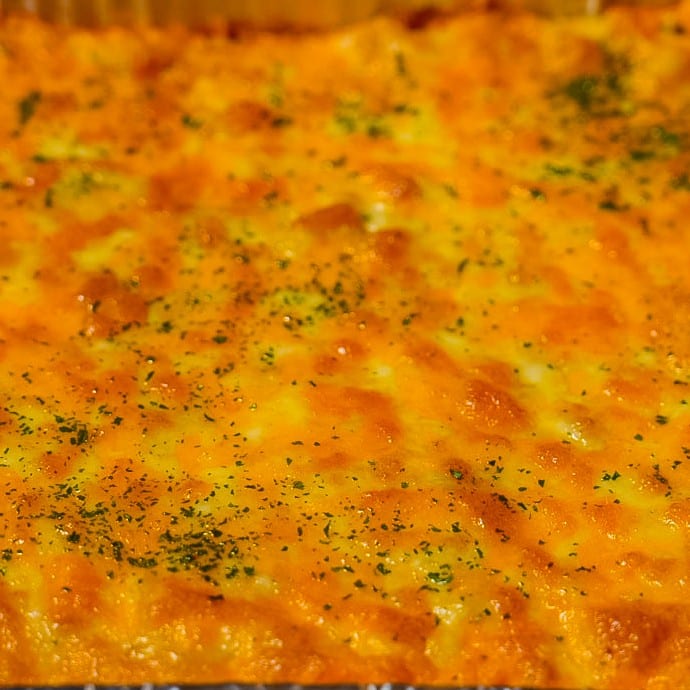 Macaroni & Cheese (serves 8).