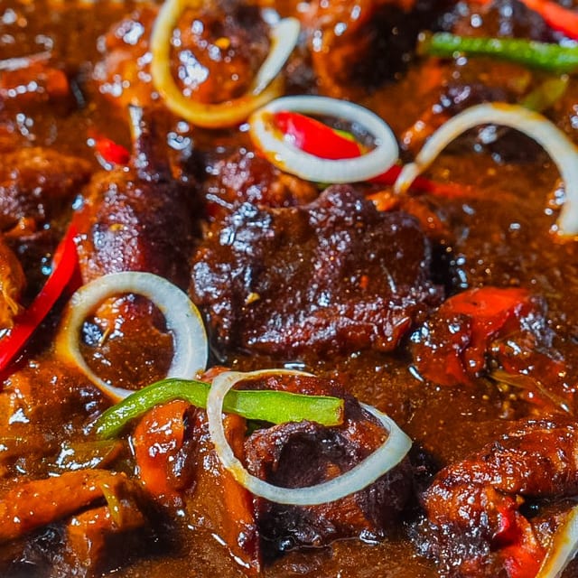 Stew Chicken (serves 8).