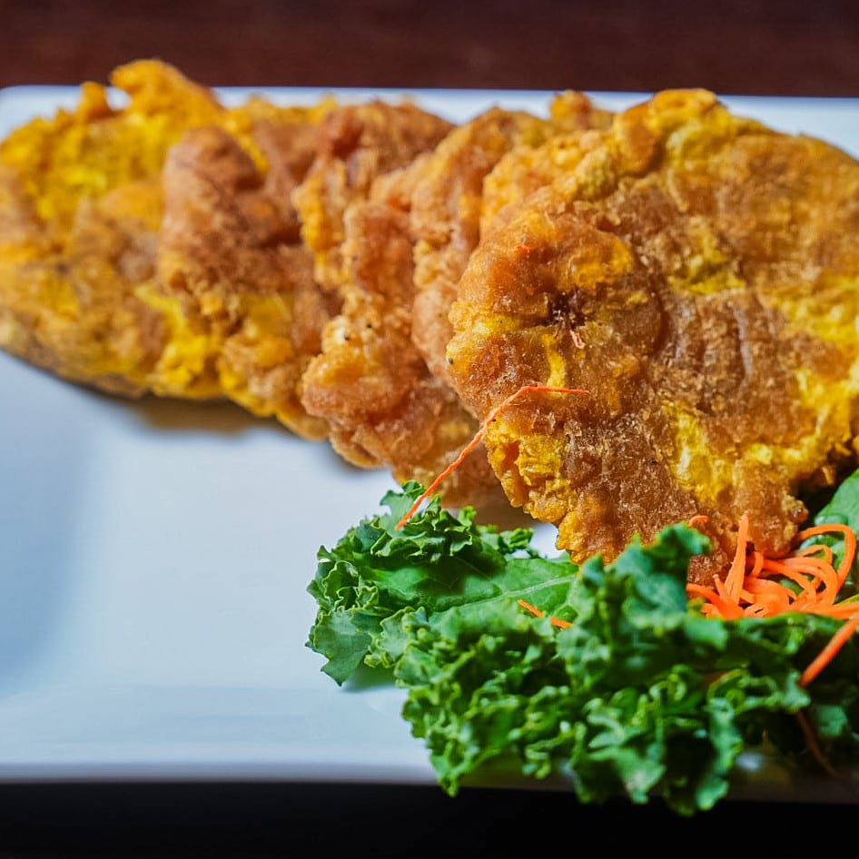 Green Plantains (serves 8).